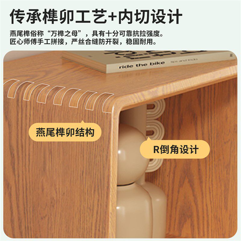 实木格子柜自由组合书架单格飘窗书柜落地儿童置物架幼儿园方格柜