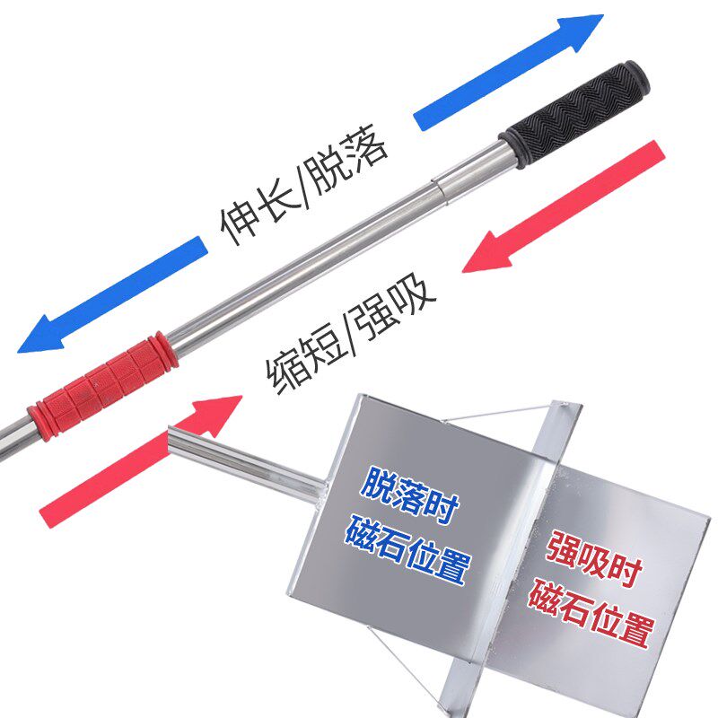 强磁吸铁器拾铁器强力圆形吸铁石磁铁强磁清理铁屑粉铁钉铝膜工具