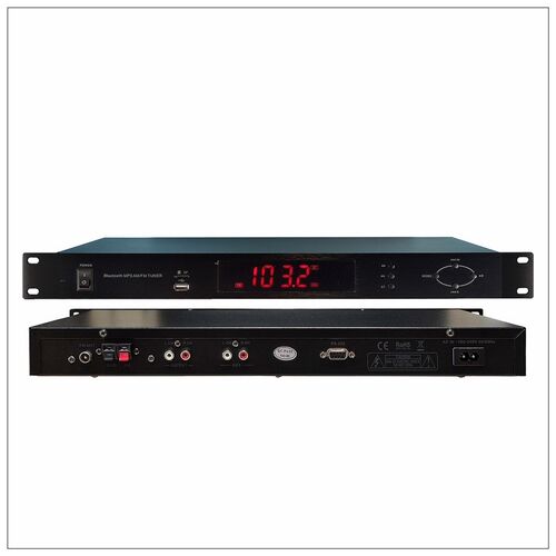F508R全新立体声调频收音头机架式工程机 FM数字调谐器 带蓝牙USB