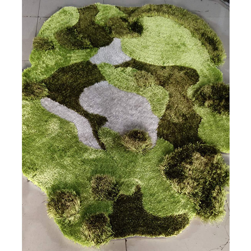 绿色森林创意草地草坪地毯潮流客厅儿童房苔藓橱窗展台草地艺术毯
