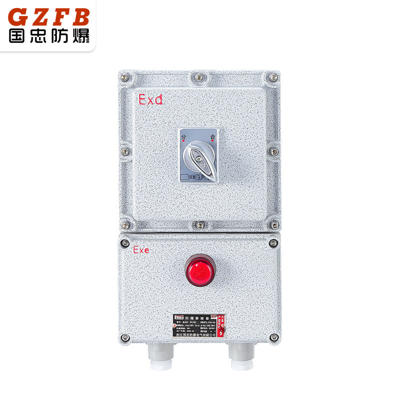 BDZ52防爆断路器2P3P4P220V380V空气开关三相防爆配电箱接线箱