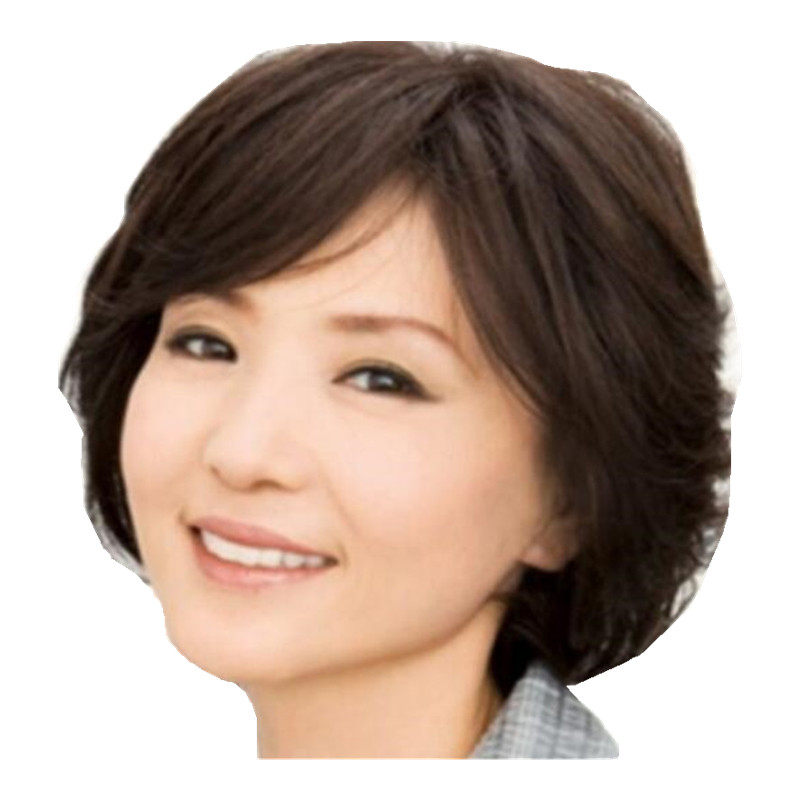 中老年短发女送妈妈中年人真发假发纹理烫假发短卷发新款发套假发