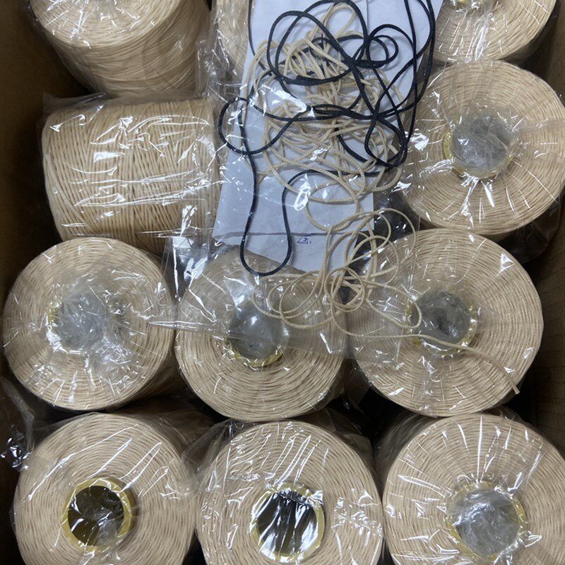 高级蜡线米黄色210D皮鞋皮包手工编织扁腊线手缝方向盘线皮套针线