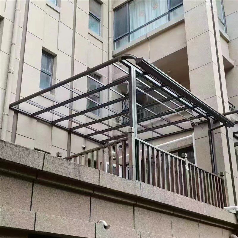 全国包邮铝合金雨棚窗台棚pc耐力板阳光棚大门庭院屋檐棚窗户家用