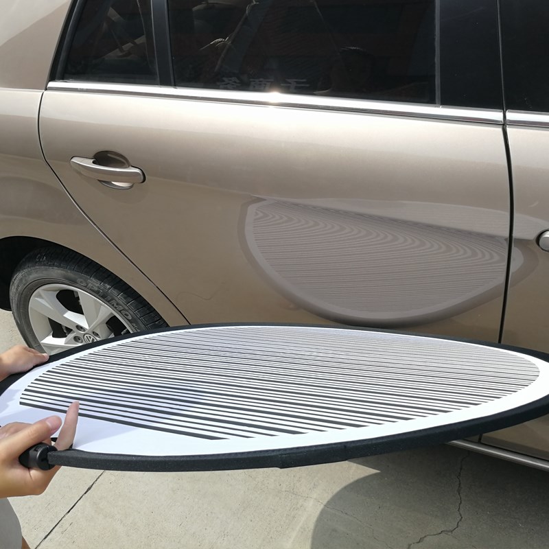 汽车凹陷修复工具 手持式条纹布反光板 凹坑凹痕检测车身维修配件