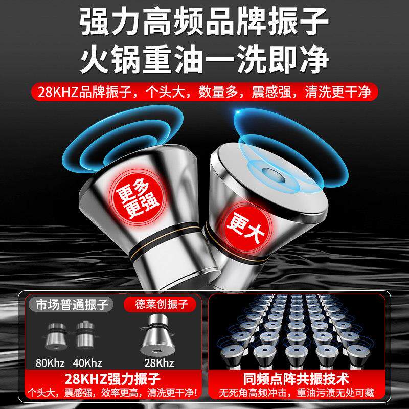 全自动洗碗机商用餐饮超音波饭店小型大型2025新款食堂饭厅刷碗机