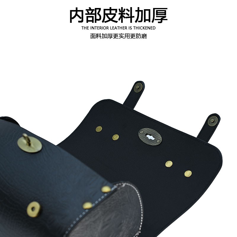 摩托车挂包尾包防水复古工具包挂包车头包储物踏板电动车侧包改装