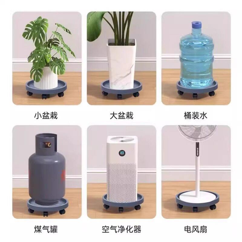 移动花盆托盘加厚带轱辘花盆底座花盆底托接水盘底盘塑料滑轮托盘