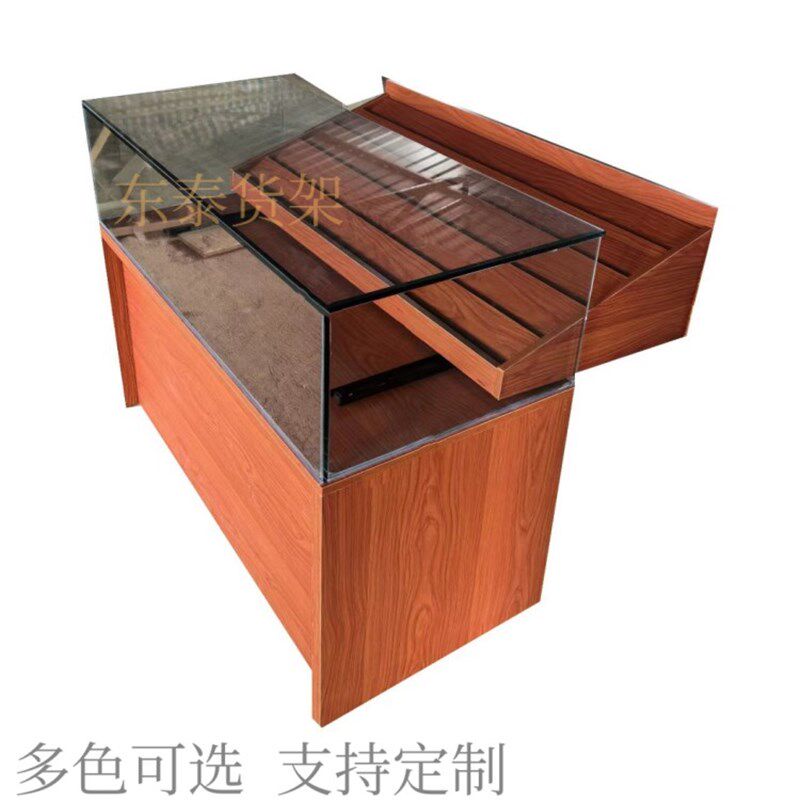 实木烟柜展示柜台烟草专卖柜超市柜便利店组合烟架前台摆放烟收银