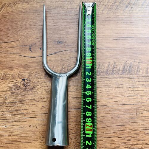 全304不锈钢叉子叉白菜叉子二齿叉农用园林叉园艺工具猎叉鱼叉