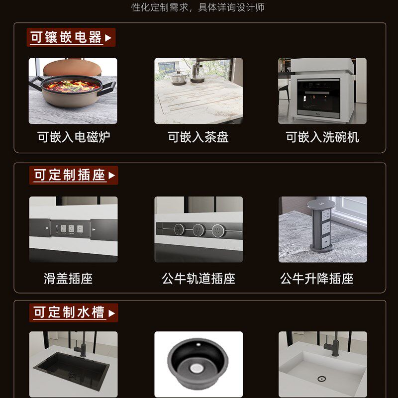 吧台桌长条桌吧台式岛台客厅隔断吧台客厅茶吧台轻奢风全岩休闲吧