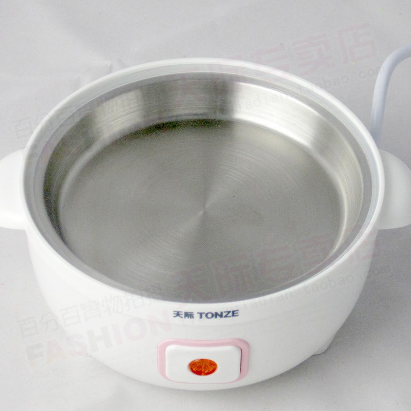 天际6D迷你煮蛋器蒸蛋器 内附陶瓷碗不锈钢加热板正品自动断电6枚