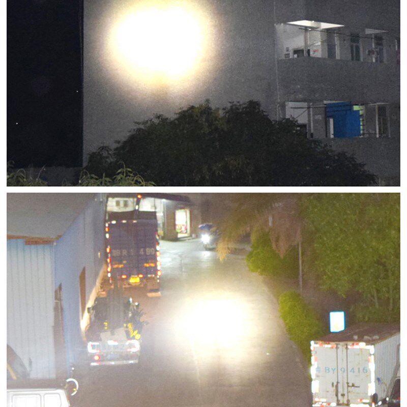24V货车氙气灯改装大灯客车卡车货车半挂前大灯船用探照灯疝气灯