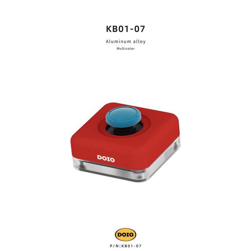 DOIO 多色铝合金 台式电脑摇杆开机键 外置桌面电源开关 KB01-07