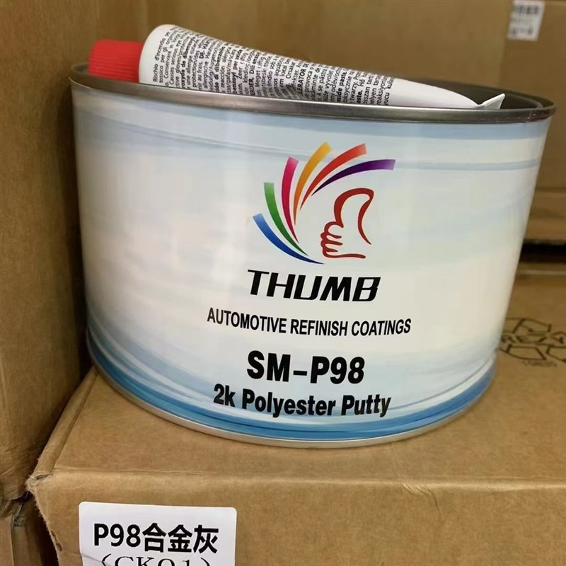 快干纤维灰汽车用钣金腻子膏塑料玻璃钢绿色修补抗冻裂弹性灰水性