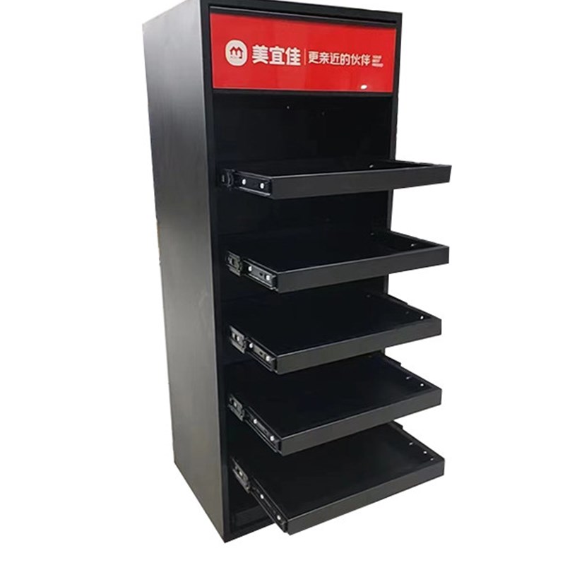 美宜佳烟架小卖部专用货架香烟柜台靠墙背柜超市便利店组合挂壁式