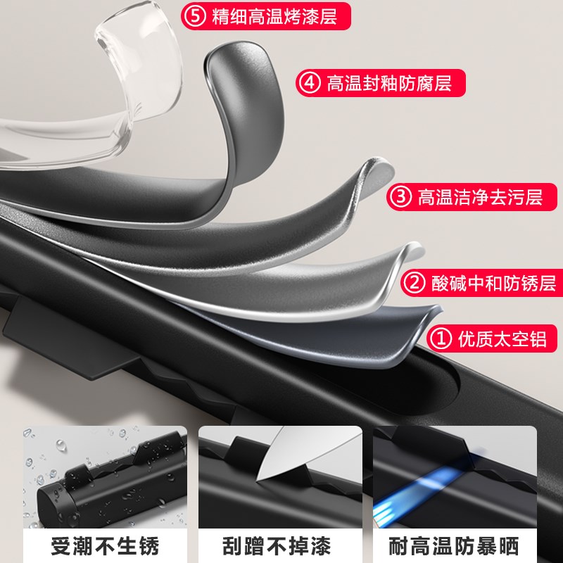 特厚晾衣杆阳台固定式顶装晾衣架吊杆铝合金家用悬吊式天花板衣杆