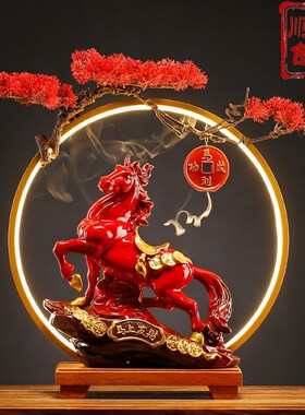 马到成功生肖招财马摆件客厅办公室桌面装饰公司乔迁店铺开业礼品
