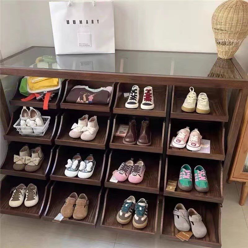 服装店中岛展柜女装店衣柜储物柜产品陈列柜童装店鞋柜饰品玻璃柜