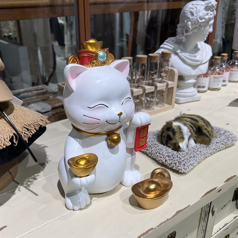 欢迎光临感应器进门开业招财猫摆件店铺感应门铃语音播报迎宾超市