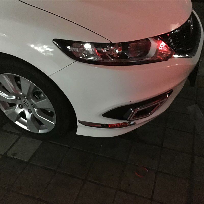 杰德前杠饰条后杠防擦条 杰德保险杠防撞装饰条 前后护角改装亮条