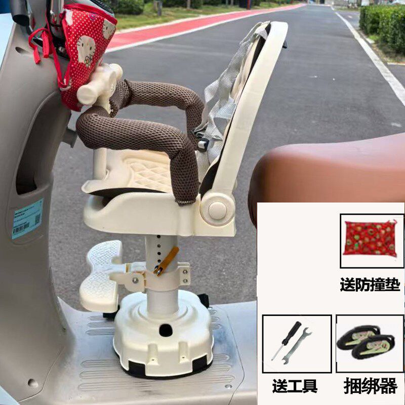 电动车儿童座椅电瓶车宝宝椅可坐可躺多功能座踏板车婴儿安全座凳