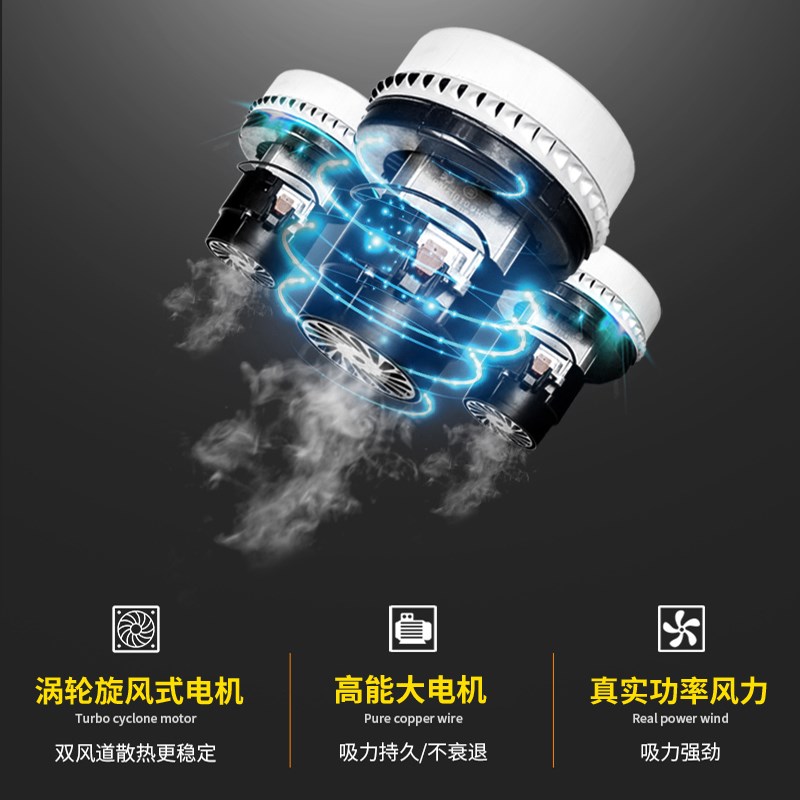 超宝CB90-3耐酸碱工业吸尘器大功率超强吸力工厂车间吸水机3000W