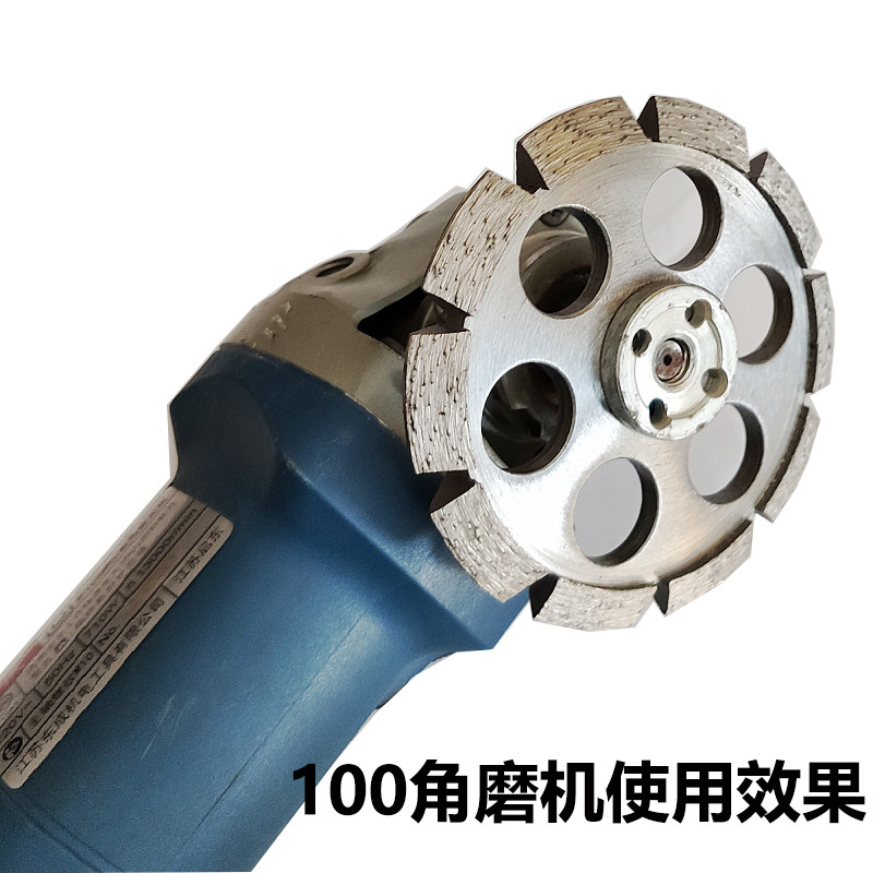 100毫米V型开槽片石材混凝土伸缩缝切割片云石机角磨机开槽轮125