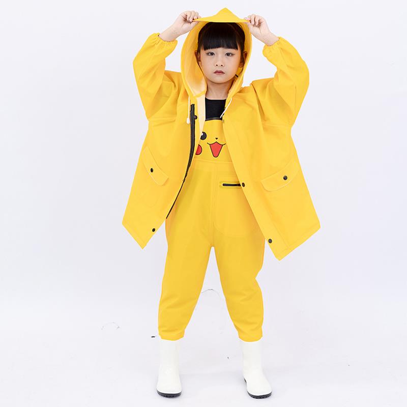儿童玩水下水裤幼儿园防水衣服赶海连体裤小孩玩沙防水装备涉水裤