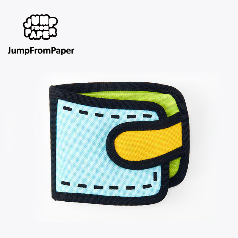 Jump From Paper钱包3d立体2d可爱二次元卡通短款学生女漫画包