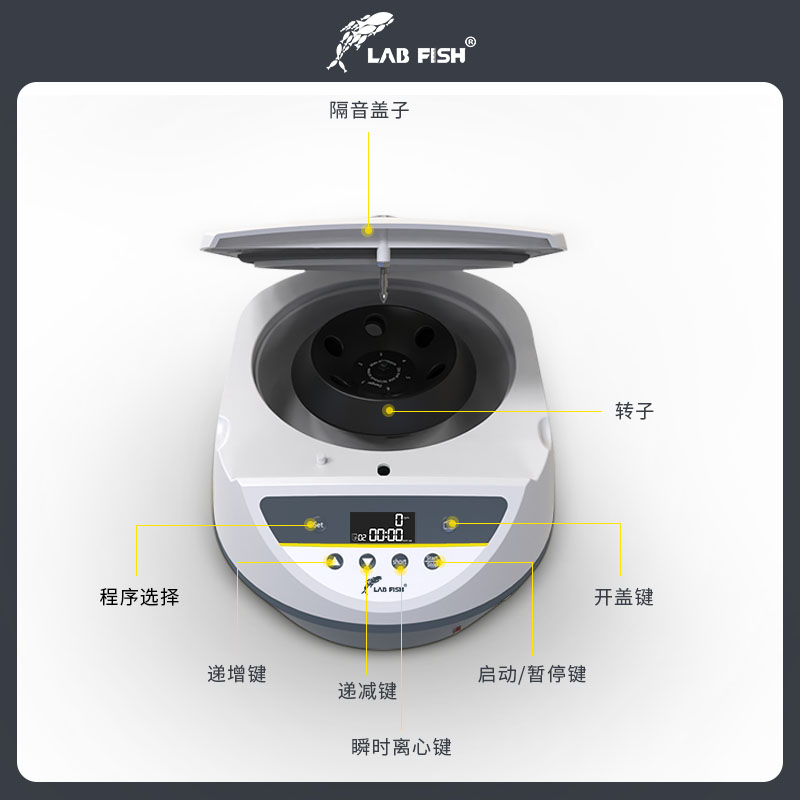 CGF变速离心机实验室prp血液血清分离机5ml 10ml台式低速小型15ml