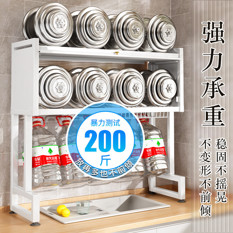不锈钢碗碟收纳架沥水碗盘架碗柜碗筷沥水架碗架厨房置物架放碗盒