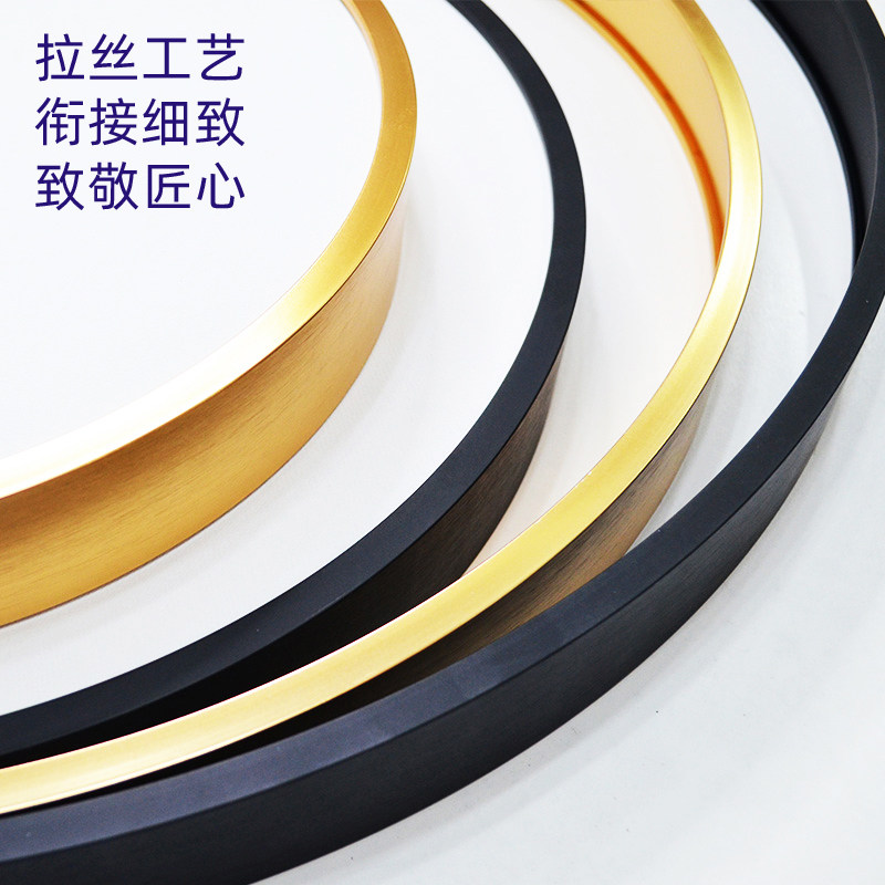 圆形铝合金十字绣钻石画画框带有机玻璃背板裱框自己装2022新款