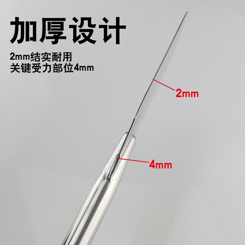 不锈钢长柄搅拌棒 超长型手动搅拌棍 多功能料理工具