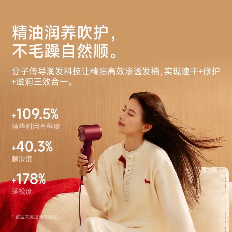 徕芬高速护发吹风机Swift4幻夜紫礼盒速干家用电吹风护发吹风机