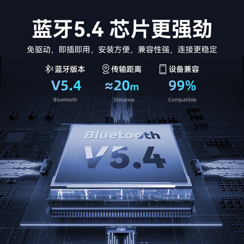 5.4蓝牙接收器aux音频线车载音响功放专用通话导航无损适配器模块