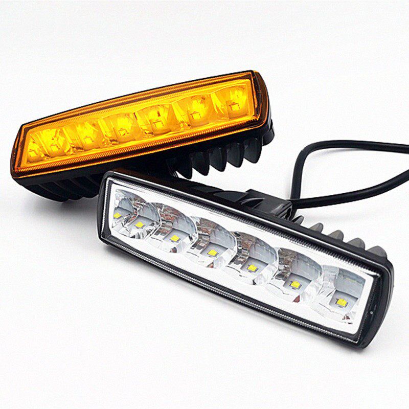 汽车led长条射灯越野车前杠灯雾灯日行灯倒车灯大灯辅助灯 12V24V