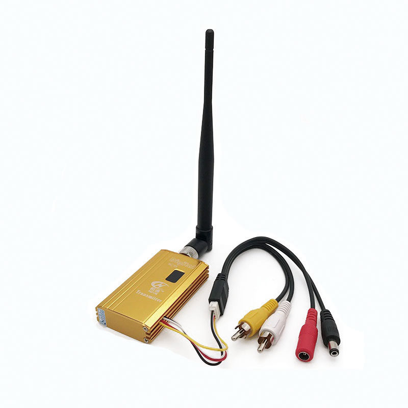 柏通1.2G1.5W无线视频影音传输器栢fpv AV监控收发图传发射接收器