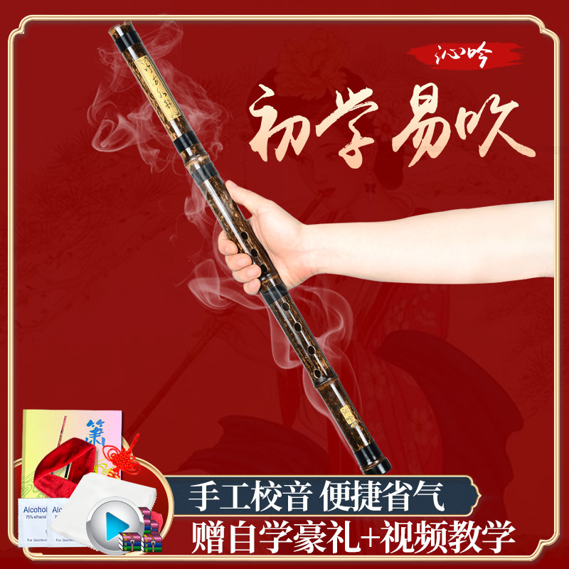 初学入门短萧乐器专业演奏F紫竹洞箫笛八六孔G调古风玉箫随身小潇