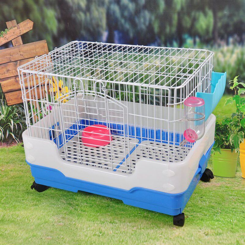 兔笼防喷尿荷兰猪豚鼠兔子笼子加大号宠物垂耳兔养殖笼包邮多省
