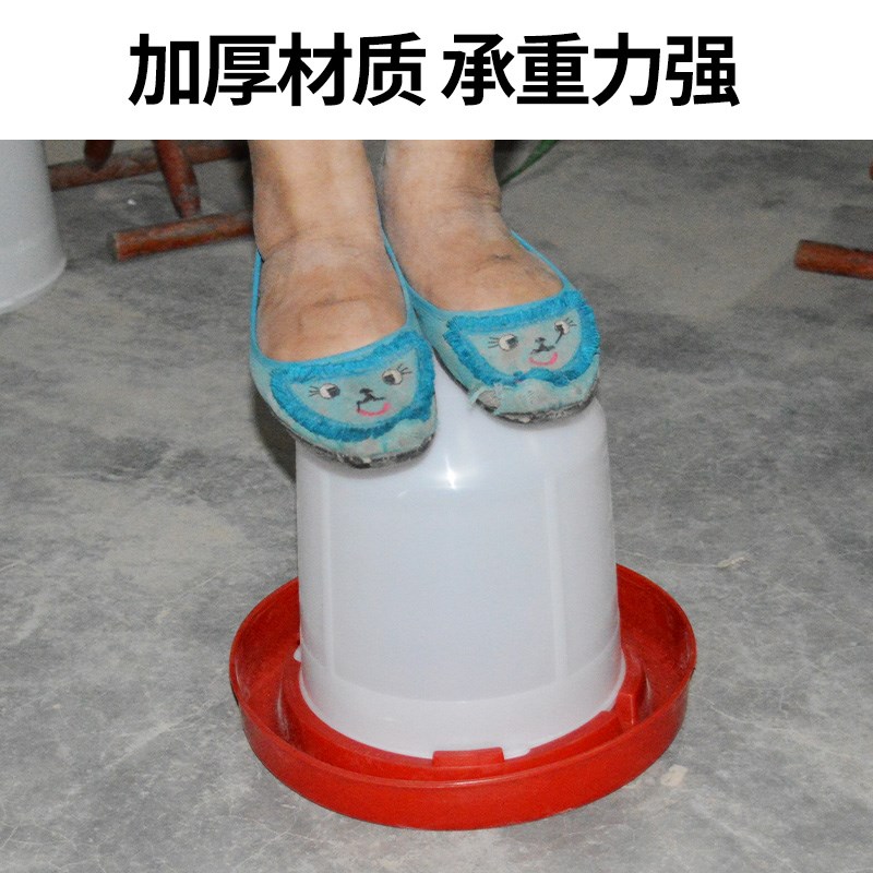 鸡鸭鹅喂食槽自动饮水器家禽喂食器喝水水槽料槽二合一投喂器防撒