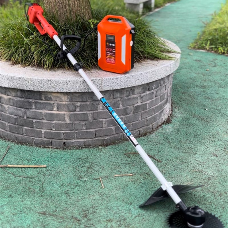 捷卡瑞24V36V锂电割草机大功率充电式电动打草绳农用草坪物业果园