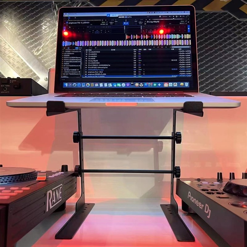 先锋DJ打碟机电脑DJ支架 电脑架 笔记本桌面支架 小型打碟机DJ架
