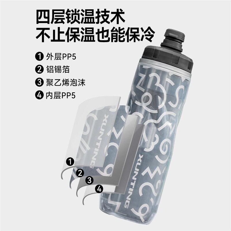 骑行水壶公路山地车保冷保温防尘不漏水大容量自行车专用运动水杯