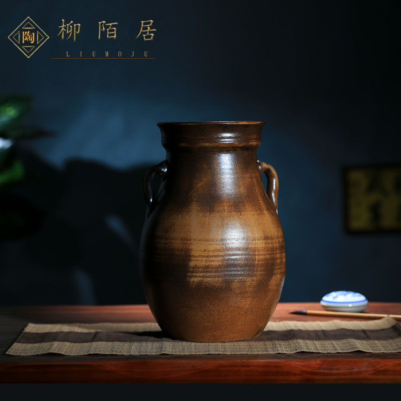 个性创意花盆法师老桩多肉花盆大口径透气陶土土陶瓷仿古紫砂花盆