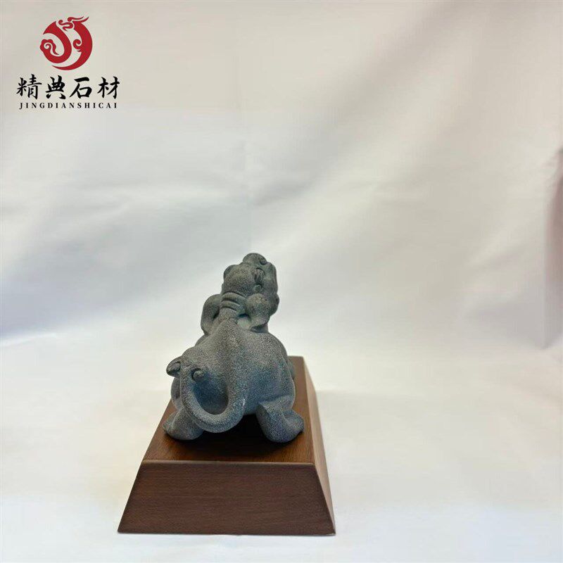 乌金石貔貅茶宠摆件办公室桌面装饰开业乔迁送礼工艺品
