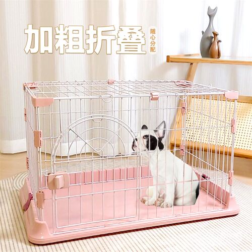 狗笼子家用小型犬中型犬泰迪柯基中型犬家用室内宠物围栏栅栏狗笼