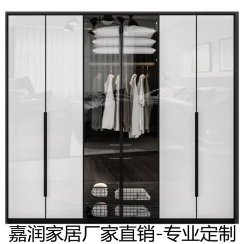 定制高光钛瓷-云石板衣柜橱柜门板定做门板酒柜门PET轻奢极简柜门