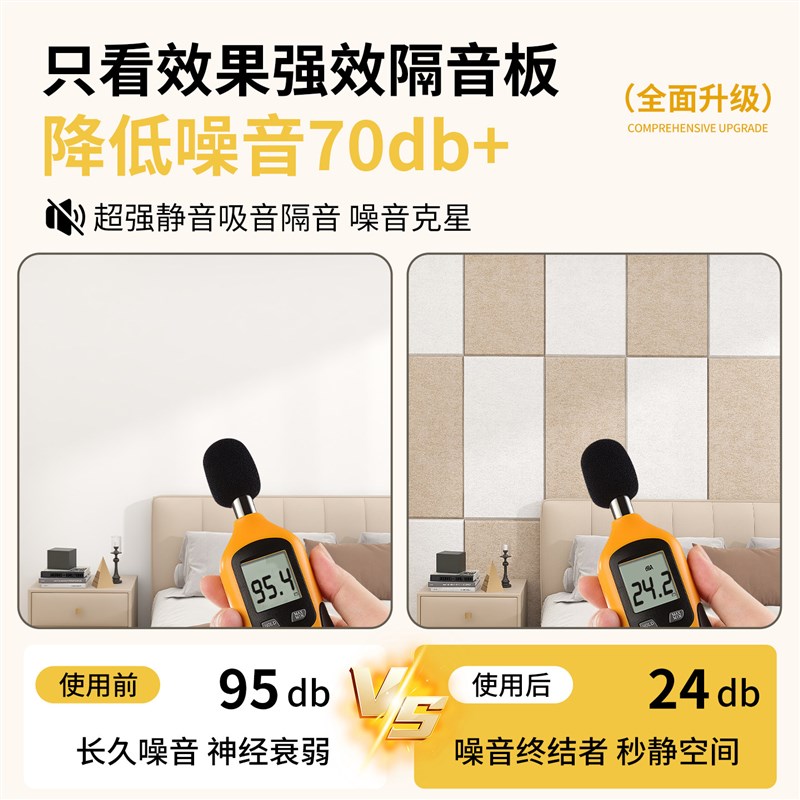 新型隔音板家用超强专业阻尼墙面自粘吸音棉卧室专用窗户隔音门贴图片