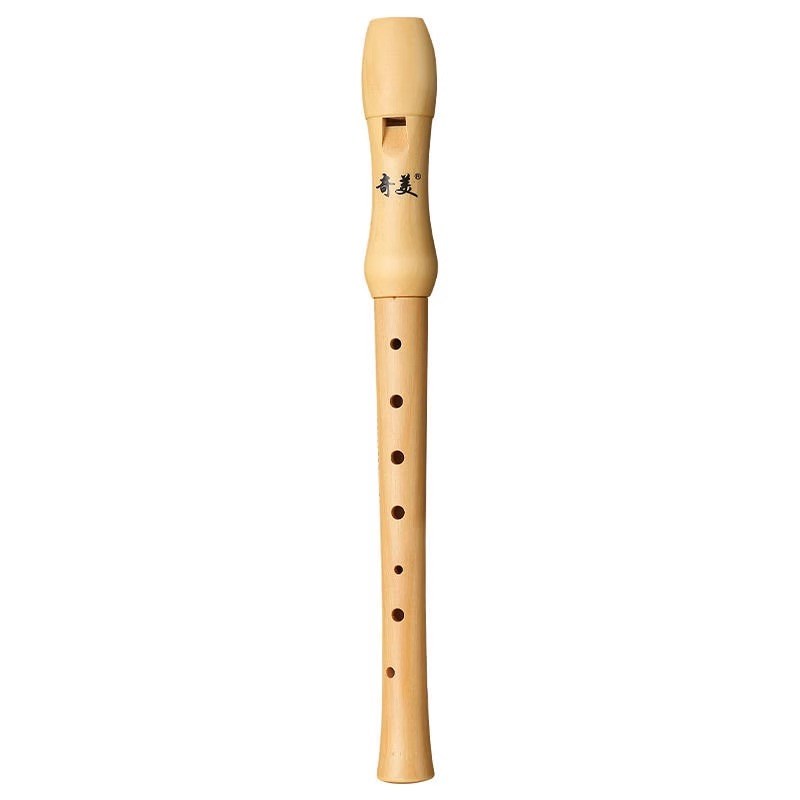 奇美8孔全木质竖笛高音中音英式八孔木笛26B德式27G学生课堂乐器